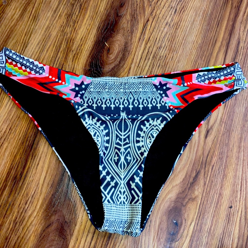 Multicolored swim bottoms